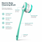 5-in-1 Waterproof Electric Bath Brush with Long Handle