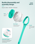 5-in-1 Waterproof Electric Bath Brush with Long Handle